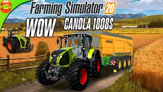 Only Claas FS20 #11 - WOW! Selling Canola at $1808 | Farming Simulator 20 Timelapse Gameplay