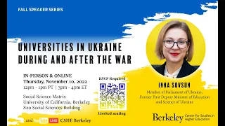 Universities in Ukraine During and After the War