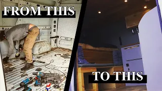 Timelapse Van conversion | Renault Master L2H2 Van Build | No Experience