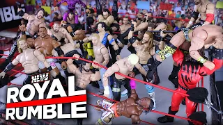 30 MAN ROYAL RUMBLE ACTION FIGURE MATCH! NLW Royal Rumble V (WWE Stop Motion)