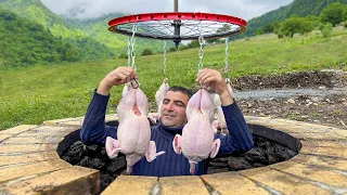 Juicy Chicken in the Ground! How Poultry is Cooked in the Village of Azerbaijan