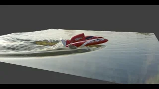 creating realistic ripples in water with dynamic painting in  blender 2.8