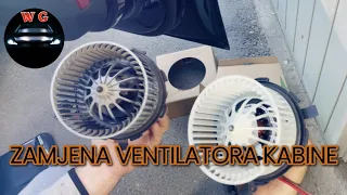 ZAMJENA VENTILATORA KABINE…Audi A4,A5,Q5…