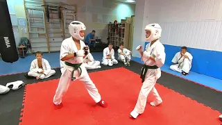 Гималтдинов Ринат-Помелов Фёдор/Поединки по каратэ 03-09-2021/STRUIN DOJO