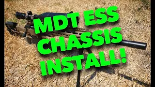 MDT ESS Chassis install Bergara HMR 6.5 Creedmoor - Modular Drive Technologies Elite Sniper System
