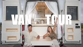 VAN TOUR | Luxury OFF GRID Australian Campervan with custom Full Size Shower