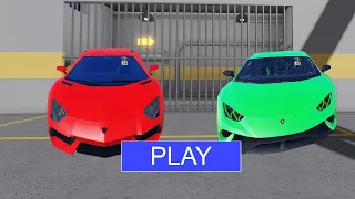 LAMBORGHINI CAR BARRY'S PRISON RUN Obby New Update Roblox - All Bosses Battle All Morphs