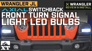 Jeep Wrangler JL Axial Switchback Front Turn Signal Light LED Bulbs Review & Install