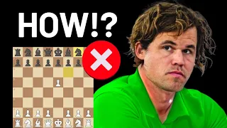 Carlsen Breaks Every Rule Then Wins In 28 Moves