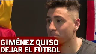 El triste motivo por el que Giménez quiso dejar el fútbol | Diario AS