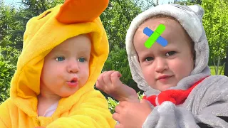 Boo Boo and Peek A Boo Children's Songs by Katya and Dima
