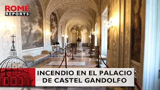 Incendio en el palacio de Castel Gandolfo