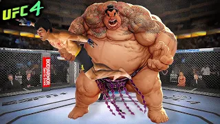 Bruce Lee vs. Crazy Yokozuna (EA sports UFC 4)