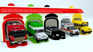 Colors for Children to Learn with Street Vehicles - Colours for Kids to Learn - Learning Videos