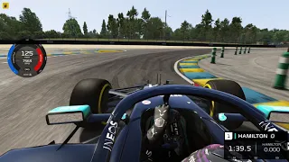 Assetto Corsa F1 2020 Hamilton Le Mans Onboard