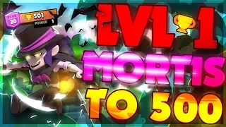 LEVEL 1 MORTIS 500 TROPHIES! Brawl Stars Best Tips & Tricks