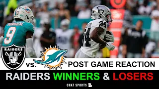 Raiders vs Dolphins Post-Game, Raiders Winners & Losers + Jordan Jenkins Injury News | NFL Preseason