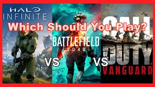 Halo Infinite vs Battlefield 2042 vs Call Of Duty Vanguard, A Quick Overview Of Them All.