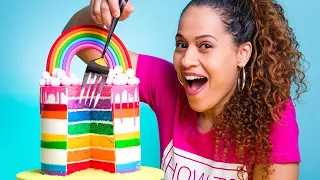 ULTIMATE Rainbow Drip Cake! | How To Cake It with Yolanda Gampp