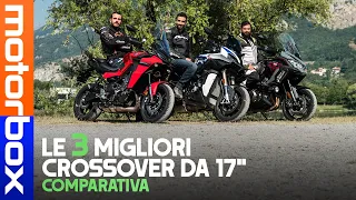 Yamaha TRACER 9 vs BMW S 1000 XR vs Kawasaki VERSYS 1000 S: SFIDA tra le MIGLIORI crossover da 17"