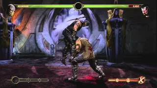 High Damage Combo on Mortal Kombat 9 - 58% - Scorpion