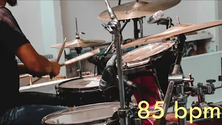 85 Bpm Drum Track Batería - Funk Beat Sixteenth note Groove