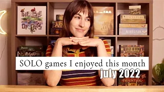 10 games I enjoyed solo in July! | SOLO GAMING CHALLENGE