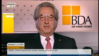 Tagesgespräch mit Dieter Hundt vom  16. Oktober 2012