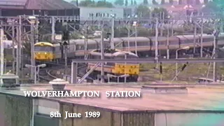 BR in the 1980s Wolverhampton Station on 8th June 1989