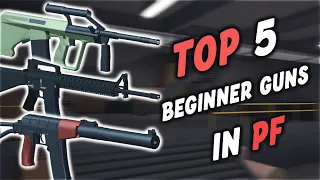 The Top 5 BEGINNER GUNS to LEVEL UP WITH in Phantom Forces!