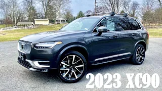 2023 Volvo XC90 B6 Mild Hybrid AWD Plus Full Review - Safe and Stylish Luxury!