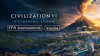 FFA Vanila Турнир Civilization VI Монгол ! НАУЧНАЯ !1 Часть !