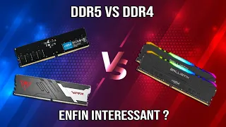 DDR5 VS DDR4 performances en jeux, ca donne quoi ?