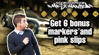 Open 6 Bonus Markers in Need for Speed: Most Wanted │ How to Get All Pink Slips from Blacklist Racer