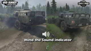 Sound comparison E 7310  spintires vs mudrunner REUPLOADED