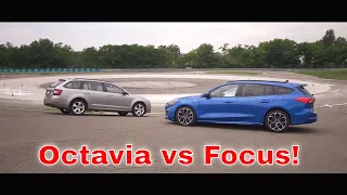 Címmérkőzés! Skoda Octavia 1.5 Style vs. Ford Focus 1.5 ST Line - AutóSámán