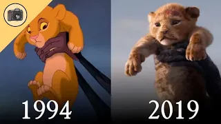 The Lion King- Trailer Comparison (1994 vs 2019) Shot by Shot.