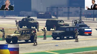 Russia vs Ukraine War | Ukraine Attack On Russia Military convoy | GTA 5