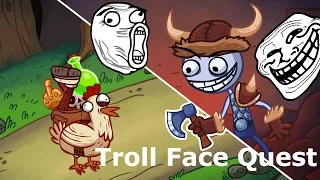 Trollface Quest Game 1 2 3 4 5 6 7 12 13 - Android and iOS gameplay