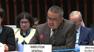 Dr Tedros opening speech to the 144th Executive Board of the World Health Organization