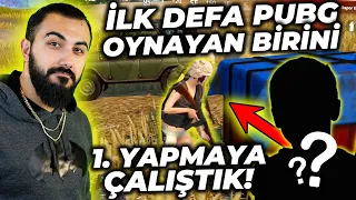 HAYATINDA HİÇ PUBG OYNAMAYAN ÇOCUĞU 1. YAPMAYA ÇALIŞMAK!! (ÇILDIRTTI!) | PUBG Mobile