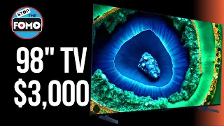 98 inch TV under $3000! Sharp takes on Sony QD-OLED and more