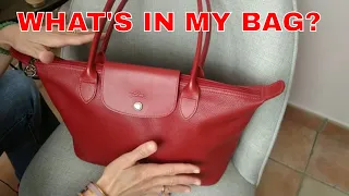 WHAT'S IN MY LONGCHAMP BAG & BAG SWITCH! / MON SAC LONGCHAMP PREFERE DE CES JOURS-CI & CHANGEMENT