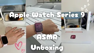 ✨ UNBOXING Latest Apple Watch ASMR | Series 9 Pink💕