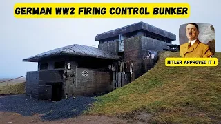 German WW2 firing control bunker. Even Hitler was involved in the plans here. AMAZING place !