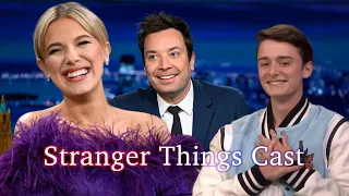The "Stranger Things" Cast Being Chaotic with Jimmy Fallon