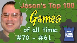 Top 100 Games from Jason Levine (#70 - #61)