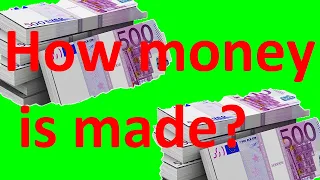 How money is made at paper money printing factory? Making of new Euro banknotes. Amazing Money print