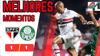 São Paulo 1 X 1 Palmeiras | Melhores Momentos | 11ª Rodada do Paulistão 2024.
