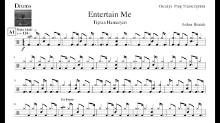 [PDT] Tigran Hamasyan - Entertain Me Drum Transcription + Polymeter Free Sheet